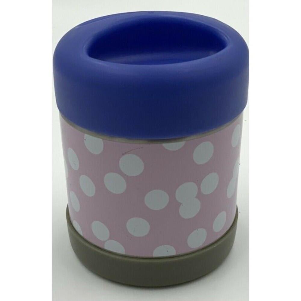 Pottery Barn Kids pink 10fl Oz white Polka Dot Hot And Cold Container